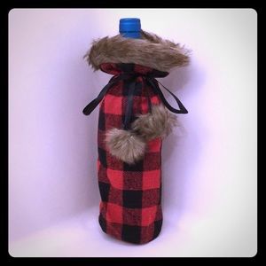 🎄Christmas Buffalo Plaid Wine Bottle Cover